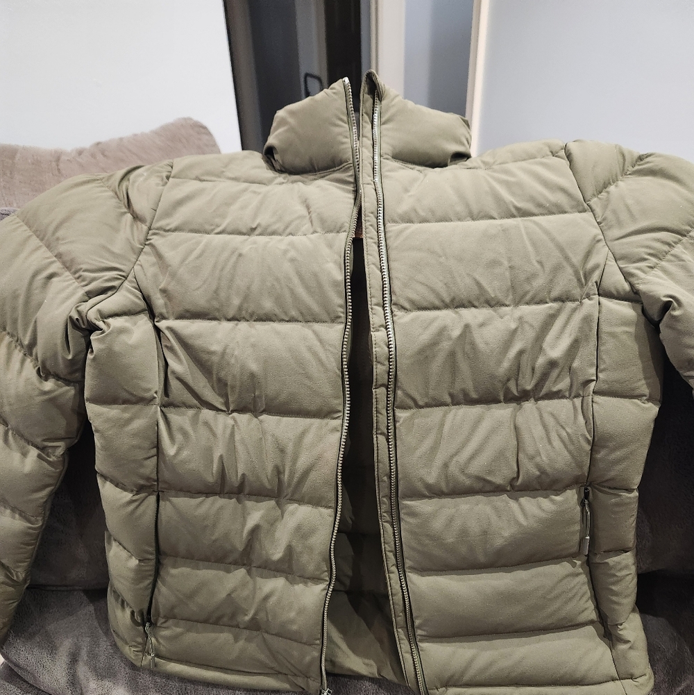 Eddie Bauer Khaki Down Jacket